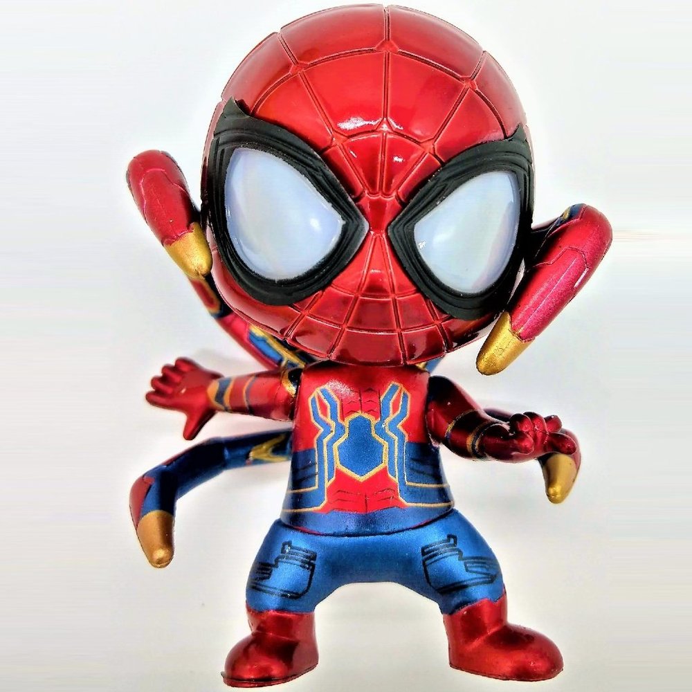 Iron Spiderman Figure with LED